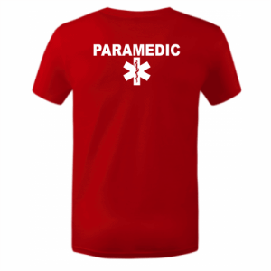 Тениска с надпис paramedik