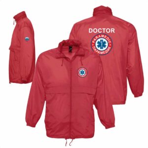 унисекс ветровка за парамедик с надпис doctor